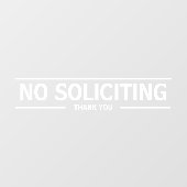 勧誘お断り ウィンドウサイン (シート)