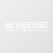 勧誘お断り ウィンドウサイン (シート)