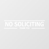 勧誘お断り ウィンドウサイン (シート)