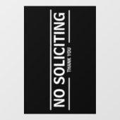 勧誘お断り ウィンドウサイン (シート)