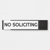 勧誘しない サインプレート (正面)