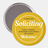 勧誘なし（カラー編集）玄関ドア玄関Ma マグネット (正面/裏面)