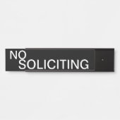 勧誘なし サインプレート (正面)