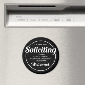 勧誘なし（編集可能）玄関 マグネット (インサイチュ (食洗機))