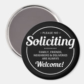 勧誘なし（編集可能）玄関 マグネット (正面/裏面)