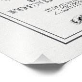 勧誘のユーモアのある禁止 フォトプリント            (角)