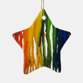 勧誘の溶かされたクレヨン セラミックオーナメント (右)