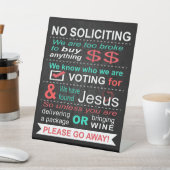 勧誘の看板なし 台座サイン (インサイチュ)