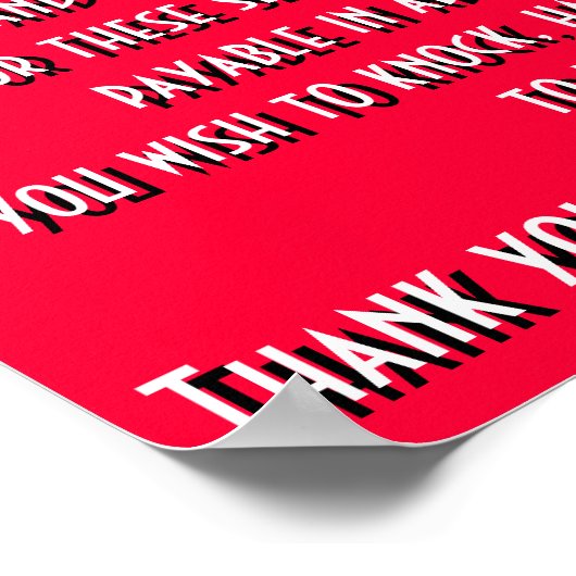 勧誘サイン ポスター (角)