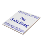 勧誘ビクトリアンの標識なし タイル (側面)