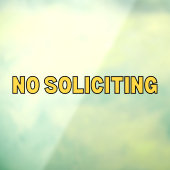 勧誘金ゴールドブラックアウトラインのビジネスドア ウィンドウサイン (シート3)