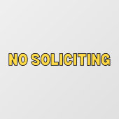 勧誘金ゴールドブラックアウトラインのビジネスドア ウィンドウサイン (シート)