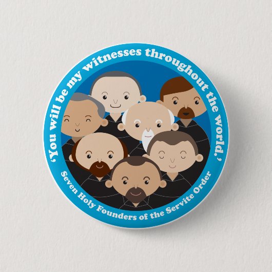 勲七等総裁 缶バッジ (正面)