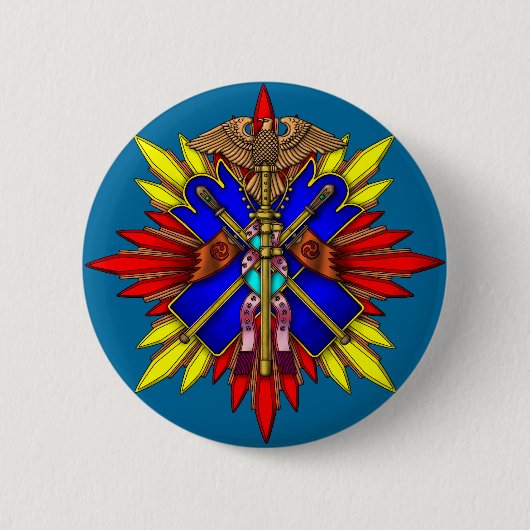 勲章 缶バッジ (正面)