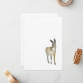 勾配のろばのメッセージカード ノートカード (正面/裏面インサイチュ)