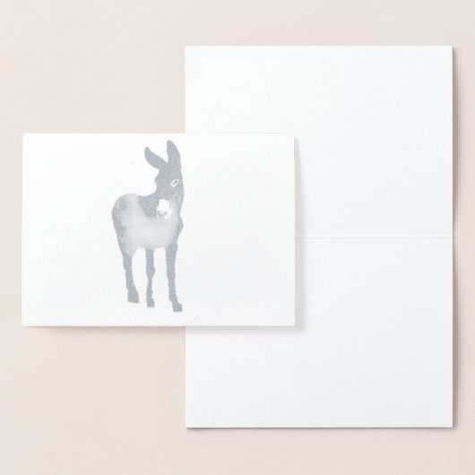 勾配のろば 箔カード (ディスプレー)