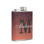 勾配のグリッターパターン フラスク (右)