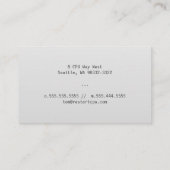 勾配のスタンバイ 名刺 (裏面)