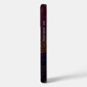 勾配の上の宇宙金ゴールド鮮やかダスト Case-Mate iPhoneケース (裏面 / 左)