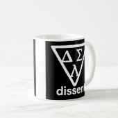 勾配の反対データ科学研究所Dout Mug コーヒーマグカップ (正面右)
