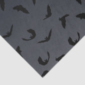 勾配の灰色のこうもりパターン 薄葉紙 (詳細)