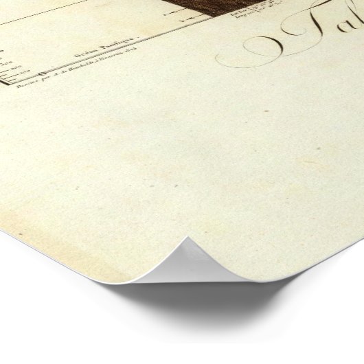 勾配の物理写真 ポスター (角)