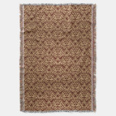 勾配の背景のダマスク織パターン スローブランケット (正面縦)