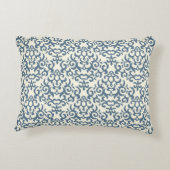 勾配の背景2のダマスク織パターン アクセントクッション (裏面)