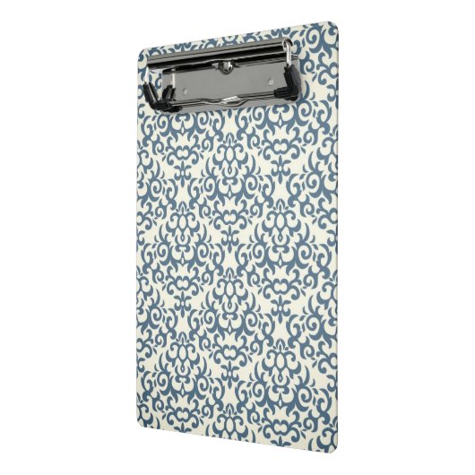 勾配の背景2のダマスク織パターン ミニクリップボード (アングル2)