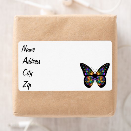 勾配の蝶漫画 ラベル (インサイチュ)