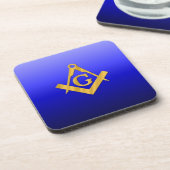 勾配の青とフリーメーソンの石大工 コースター (左側)