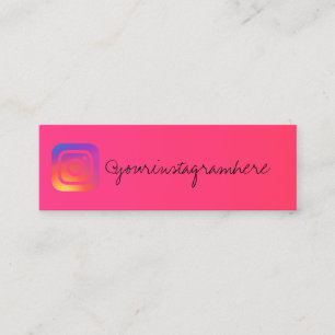勾配のinstagram スキニー名刺