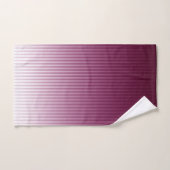 勾配カッコいいスタイリッシュトレンディーモダンストライプパターン バスタオルセット (ハンドタオル)