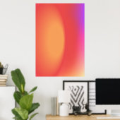 勾配カラフルヴィンテージカラフル勾配ポスター ポスター (ホームオフィス)