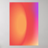 勾配カラフルヴィンテージカラフル勾配ポスター ポスター (正面)
