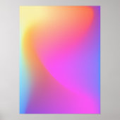 勾配カラフルヴィンテージカラフル勾配ポスター ポスター (正面)