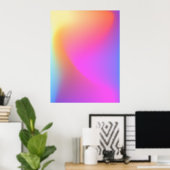 勾配カラフルヴィンテージカラフル勾配ポスター ポスター (ホームオフィス)