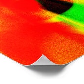 勾配カラフルヴィンテージカラフル勾配ポスター ポスター (角)