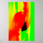 勾配カラフルヴィンテージカラフル勾配ポスター ポスター (正面)