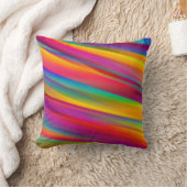 勾配カラフル抽象芸術 クッション (ブランケット)
