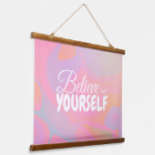 勾配カラフル液体の渦巻き美 吊り下げ型タペストリー (傾斜あり)