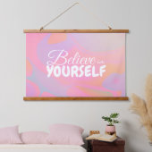 勾配カラフル液体の渦巻き美 吊り下げ型タペストリー (寝室)