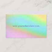 勾配カラフル 名刺 (裏面)