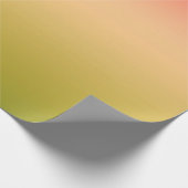 勾配グラデーションサンゴ赤面ベージュライムソフトぼやけ ラッピングペーパー (角)