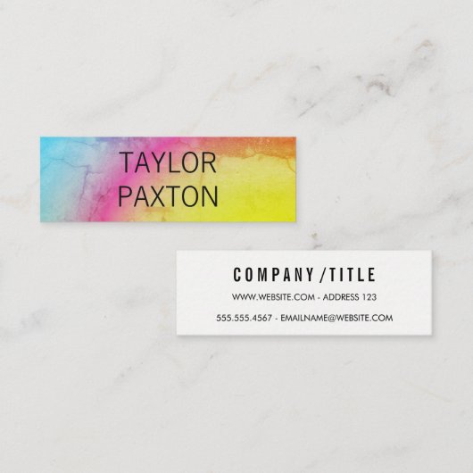 勾配グランジ スキニー名刺 (正面/裏面)