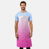 勾配グリッター エプロン (着用した状態)