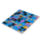 勾配ホロカラフルグラフィックストリークパターン タイル (側面)