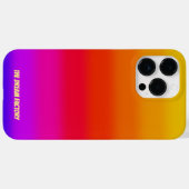 勾配モノグラストライプム Case-Mate iPhoneケース (裏面 (横))