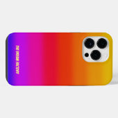 勾配モノグラストライプム iPhoneケース (裏面横)