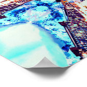 勾配万華鏡のように千変万化するパターン |マンダラアート ポスター (角)